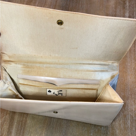 elegant leather evening bag - Picture 2 of 3